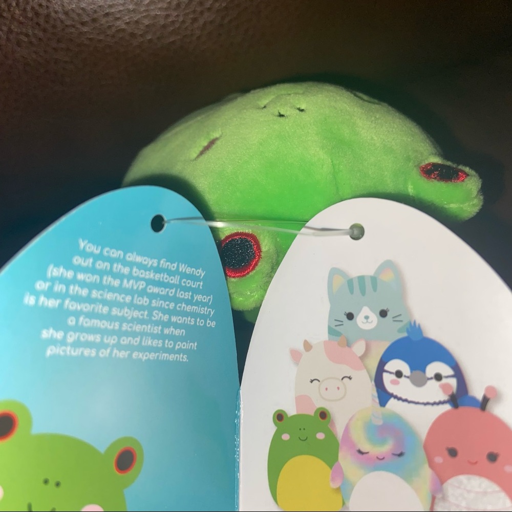 Squishmallow Wendy Frog clip-on 3.5” brand new with tags - Picture 3 of 4